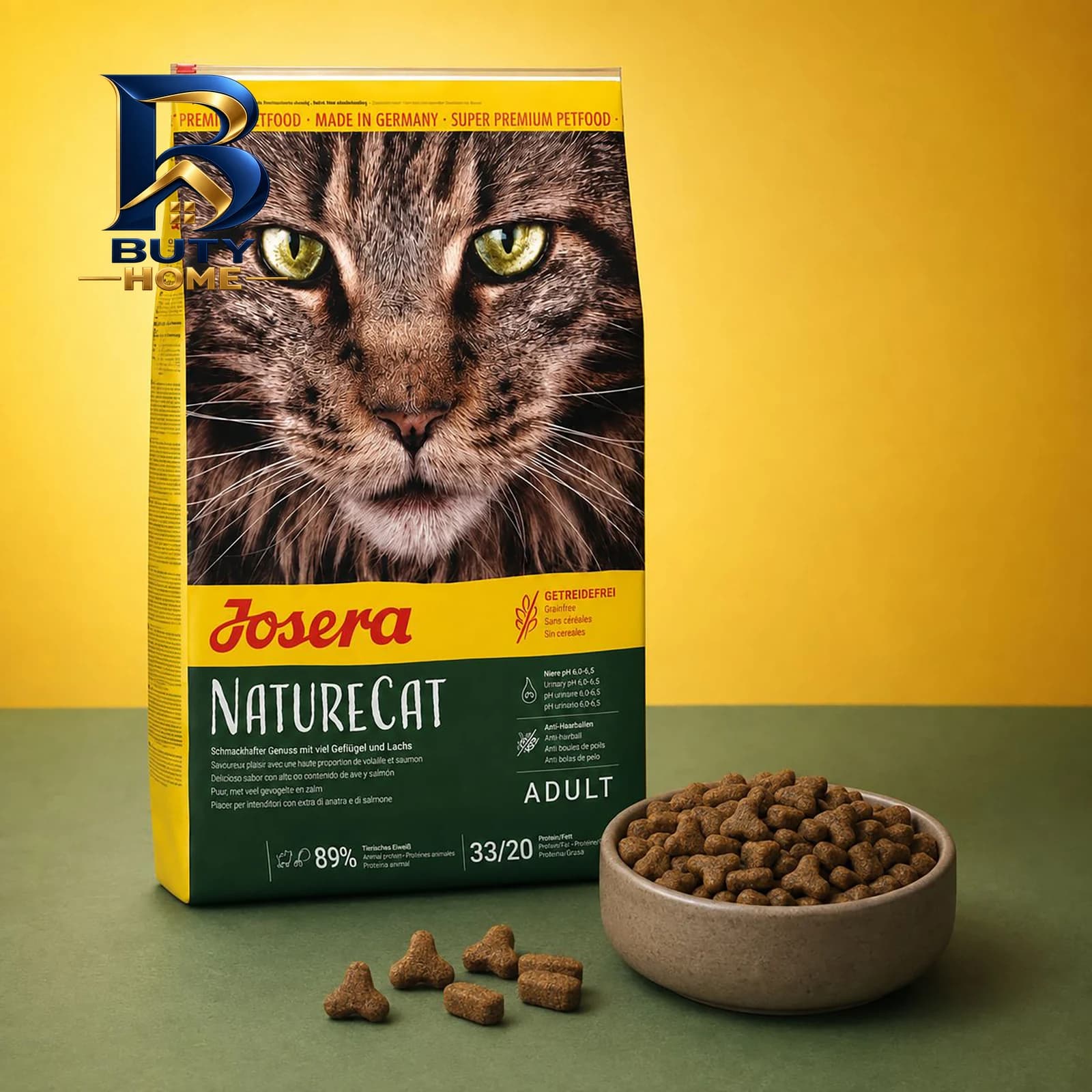 غذای خشک گربه جوسرا مدل NatureCat مناسب سلامت مجاری ادراری وزن ۲ کیلوگرم — تصویر ۹
