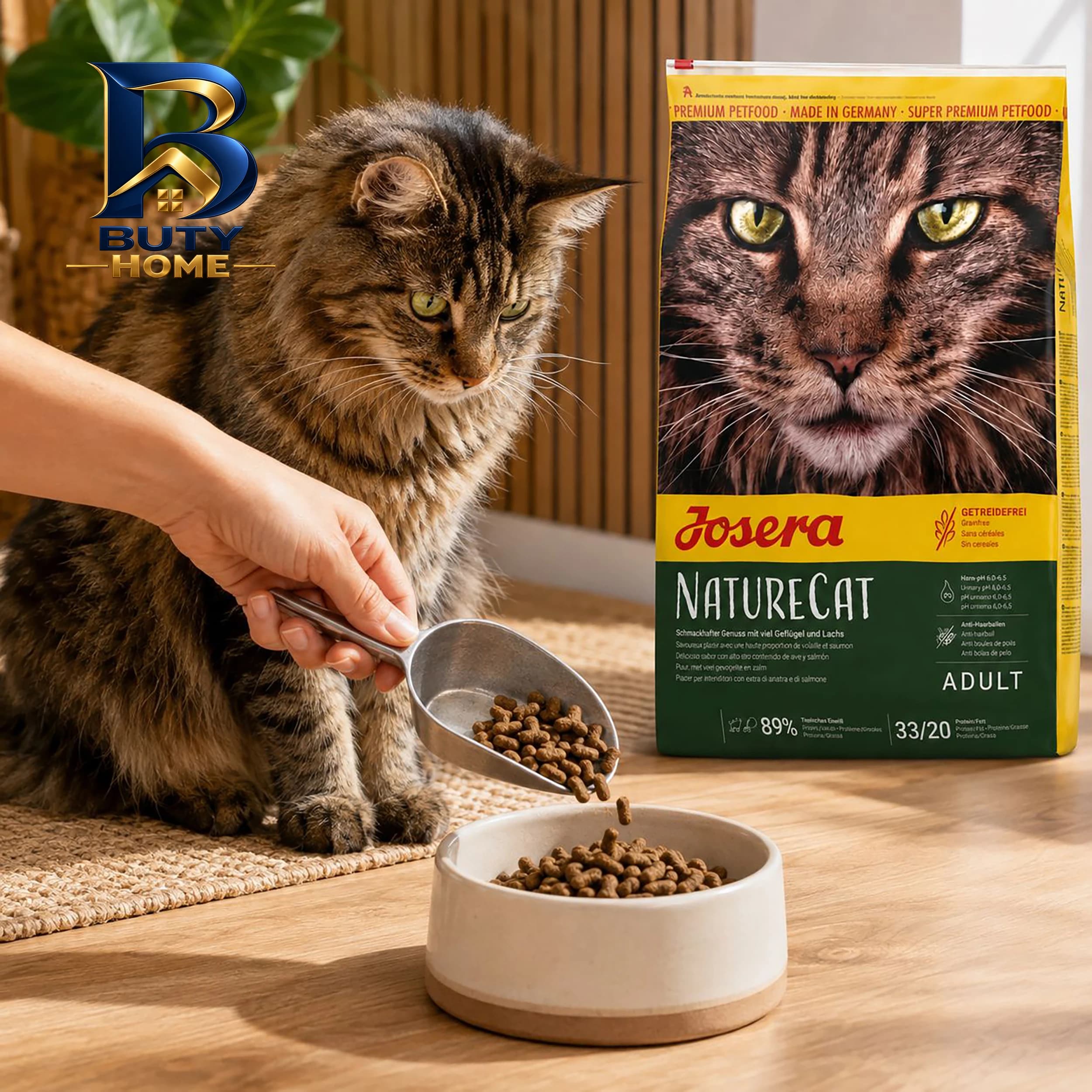 غذای خشک گربه جوسرا مدل NatureCat مناسب سلامت مجاری ادراری وزن ۲ کیلوگرم — تصویر ۷
