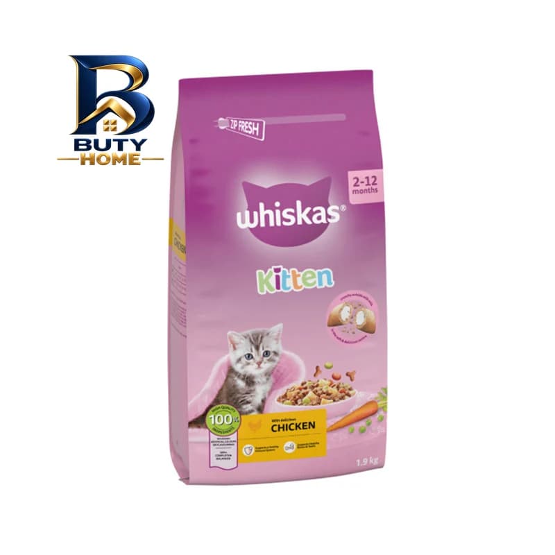 غذای خشک بچه گربه ویسکاس مدل Kitten Food با طعم مرغ وزن 1.9 کیلوگرم — تصویر ۳