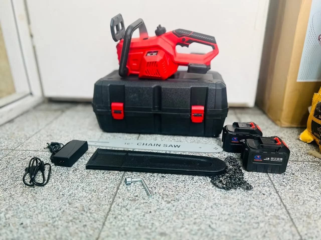 اره شارژی ۴۰ سانت براشلس کادلون مدل CAD-40 — تصویر ۳