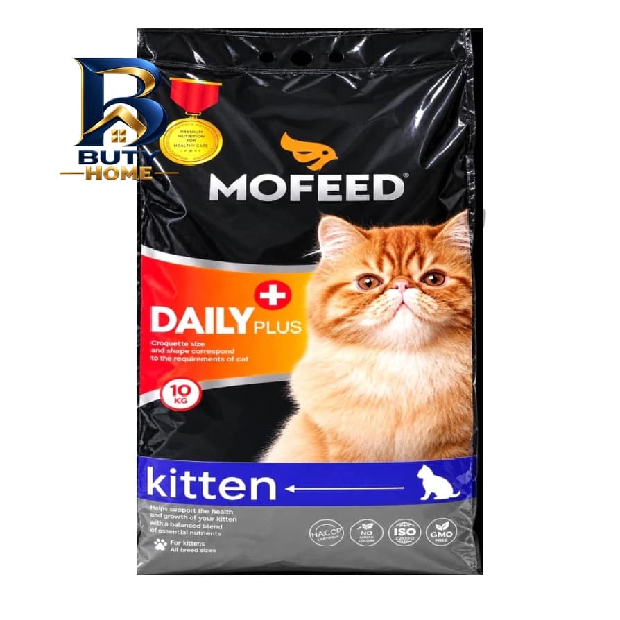 غذا خشک گربه نابالغ مفید مدل کیتن با طعم مرغ و گوشت digiapet وزن 10000 گرم