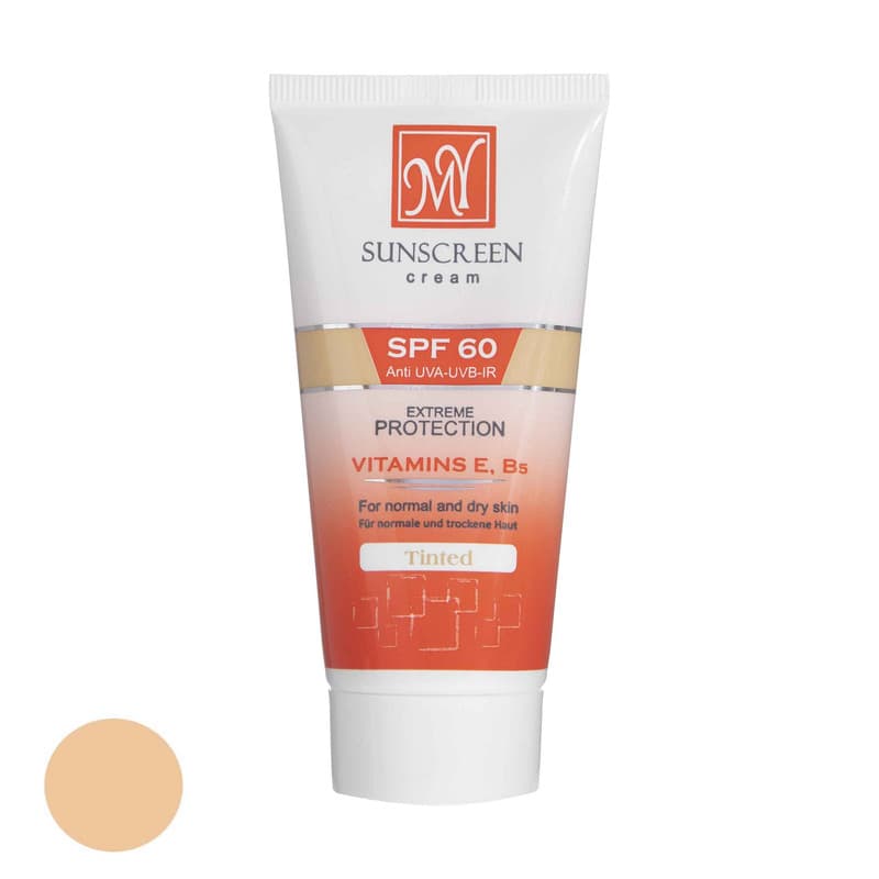 کرم ضد آفتاب SPF60 کرم پودری رنگی مای