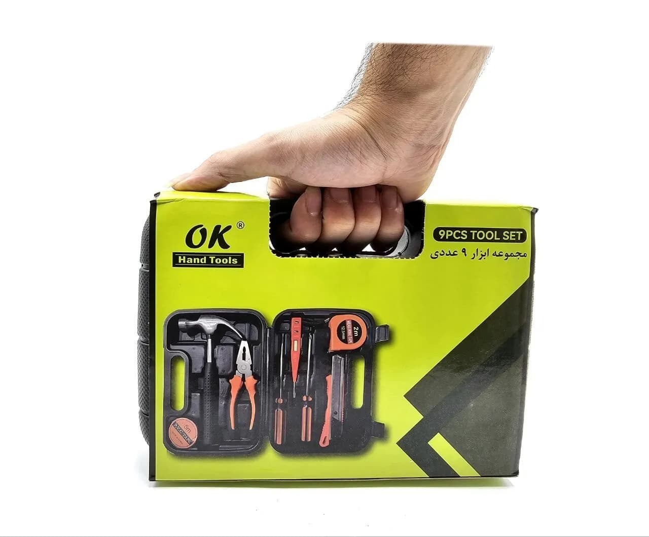 مجموعه ابزار حرفه ای ۹ عددی اوکی مدل OK9 — تصویر ۳