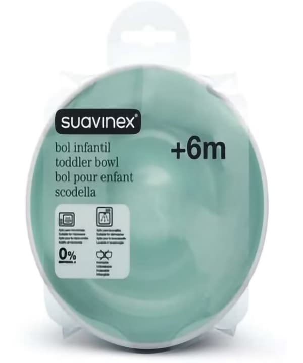کاسه غذای کودک طرح خالدار سواوینکس Suavinex — تصویر ۴