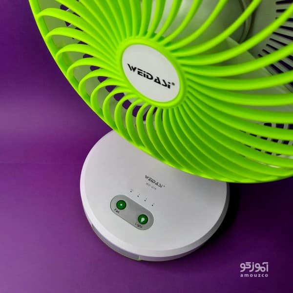 پنکه شارژی رومیزی ,ویداسی WD-219 — تصویر ۳