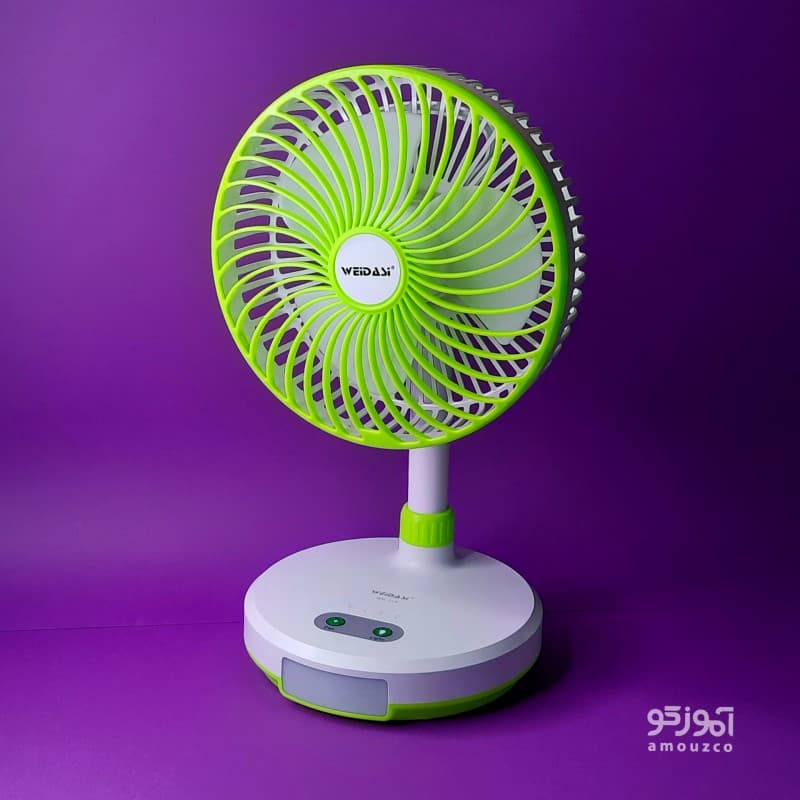 پنکه شارژی رومیزی ,ویداسی WD-219