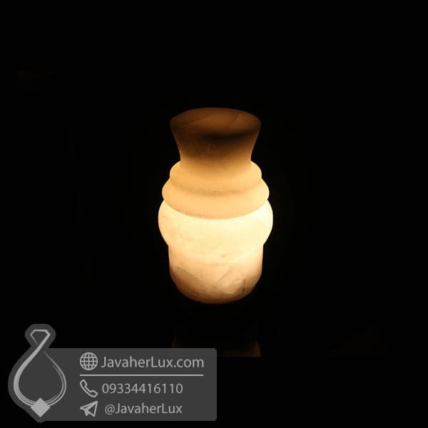 چراغ سنگ نمک طرح آباژور _ کد : 400452 — تصویر ۲