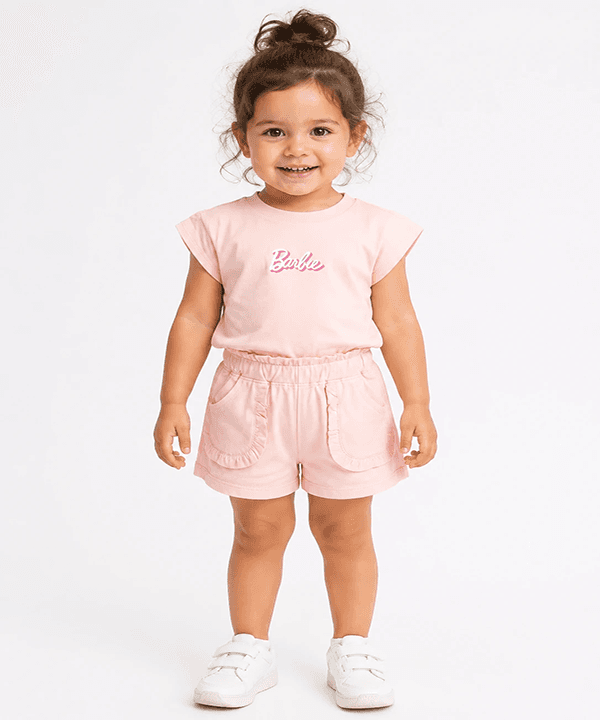تیشرت شلوارک BARBIE کد:1205