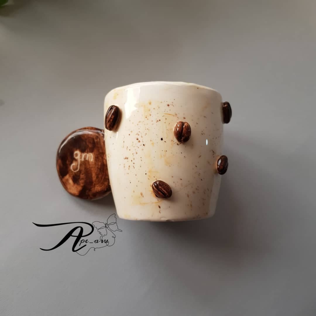 ماگ سرامیکی دانه قهوه