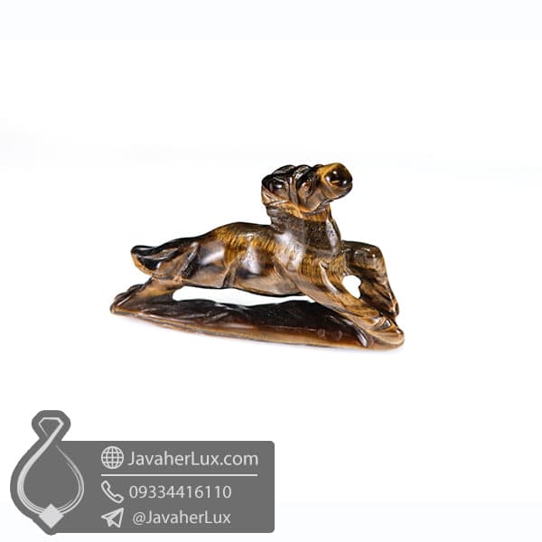 مجسمه چشم ببر تراش اسب _ کد : 400441