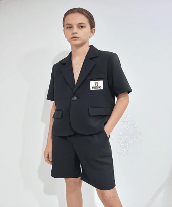 کت آستین کوتاه و شلوارک MOSCHINO