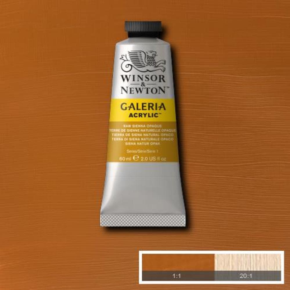 رنگ اکریلیک 60 میل وینزور RAW SIENNA OPAQUE