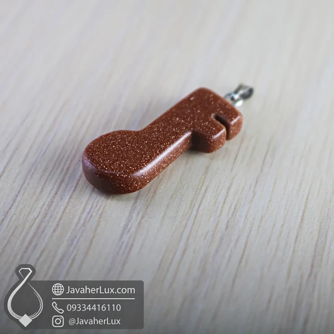 گردنبند دلربا طرح ملودی _ کد : 400411 — تصویر ۳