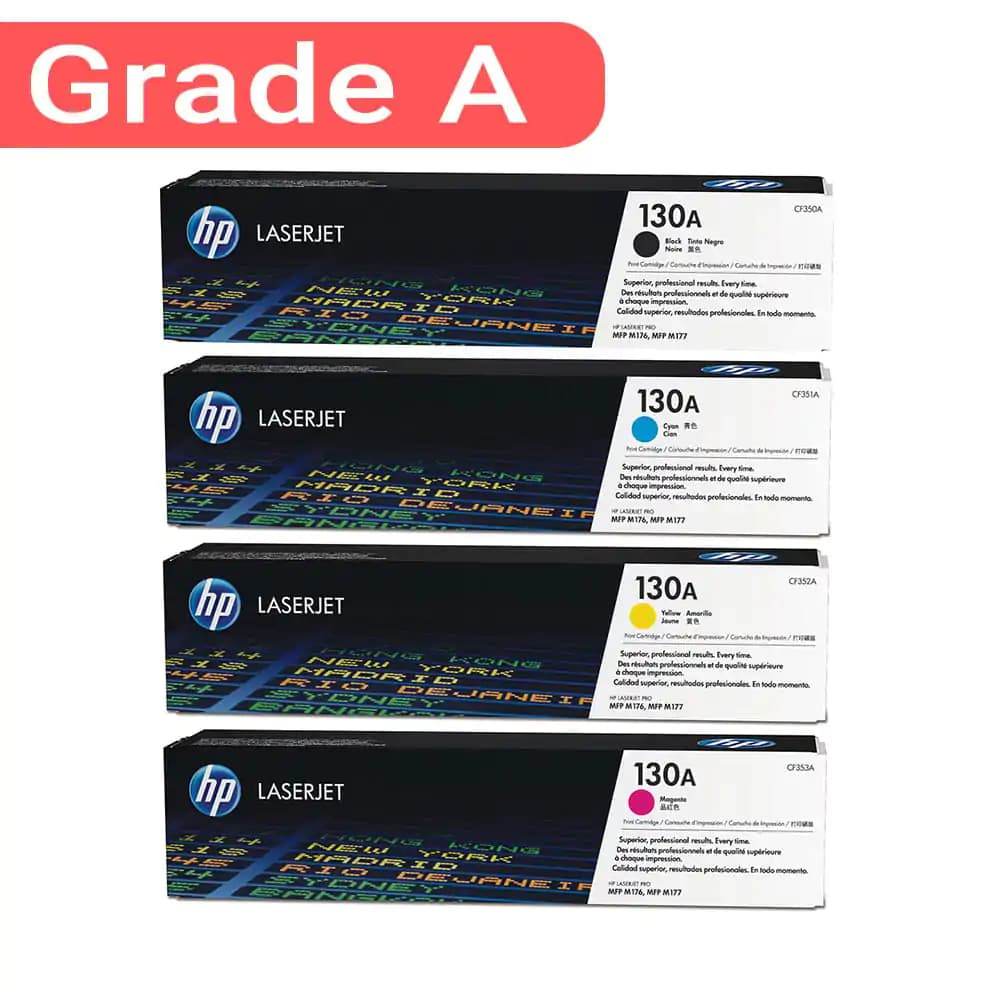 ست کارتریج تونر لیزری رنگی اچ پی Hp 130A طرح درجه یک با گارانتی