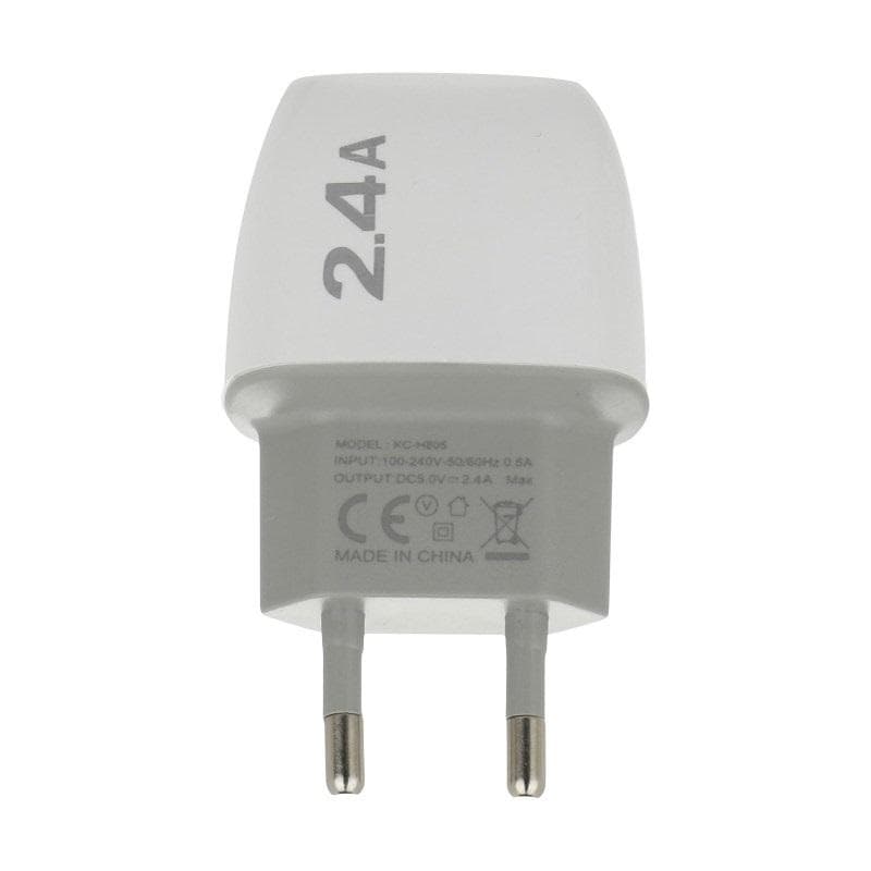 شارژر دیواری 2 پورت کلومن مدل KC-H805 به همراه کابل MicroUSB — تصویر ۵