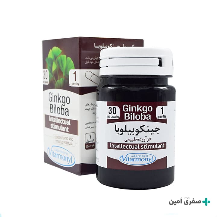 کپسول جینکو بیلوبا 200 میلی گرم ویتارمونیل — تصویر ۳