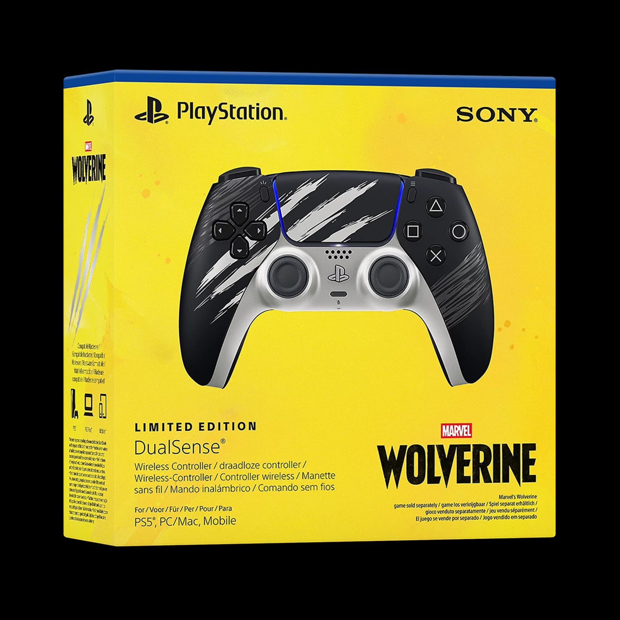 دسته DualSense PS5 Marvel’s Wolverine Adamantium Limited Edition — تصویر ۶