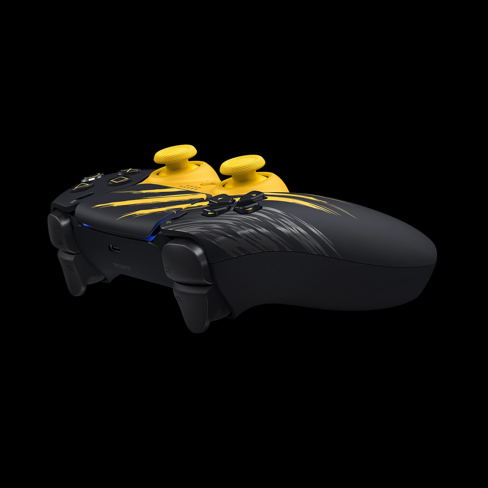 دسته DualSense PS5 Marvel’s Wolverine Battle Yellow Limited Edition — تصویر ۲