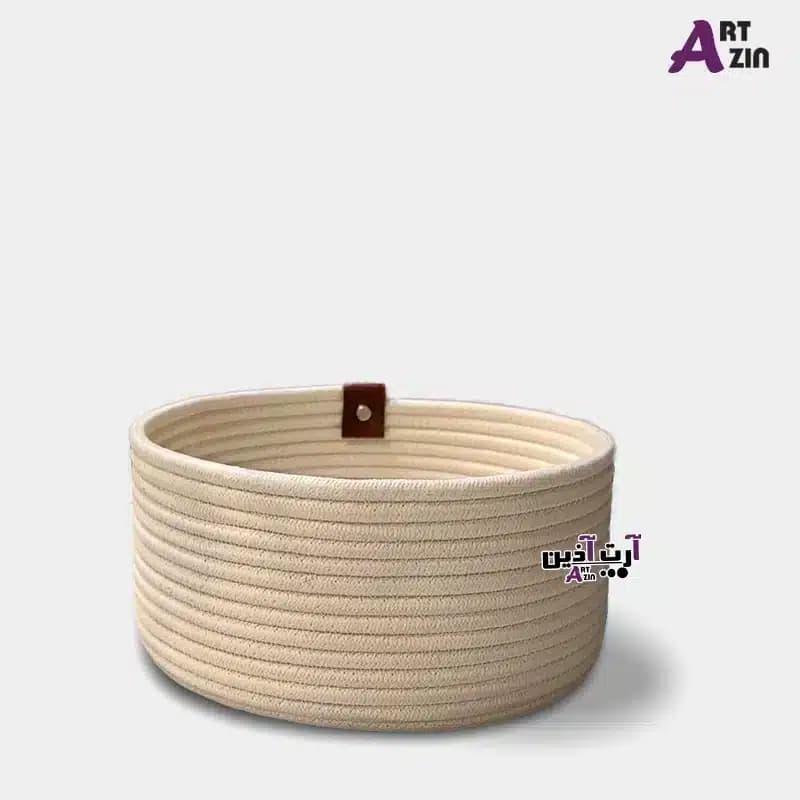 سبد رخت چرک در دار 30*40 سانتی و جای لوسیون گرد عروس و اتاق نوزاد با طراحی عروسک دختر – کد: 874 — تصویر ۳