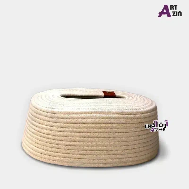 جا دستمال کاغذی جدید و شیک عروس قیطان دوزی کد: 873