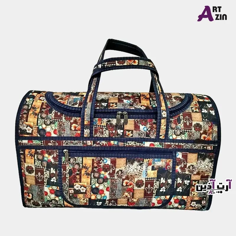 کیف مسافرتی سنتی یزد پارچه ای بزرگ – استخری سایز 4 کد : 29 – 507