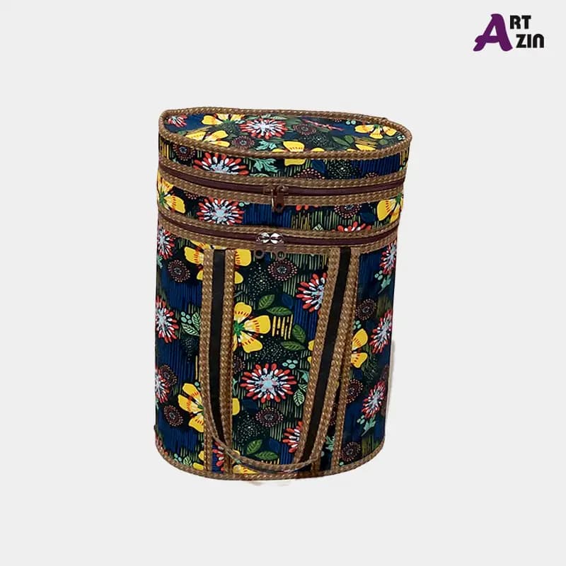 کیف فلاکس مسافرتی بزرگ دو طبقه سنتی یزد – کیف پیک نیک کد : 27 – 507