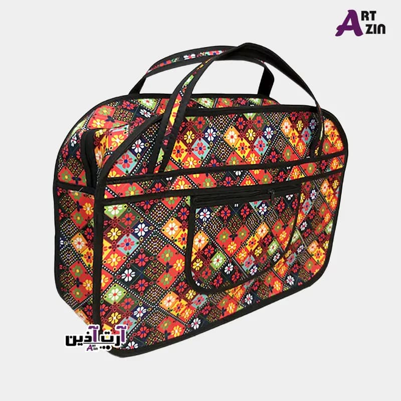 کیف مسافرتی بزرگ استخری – کیف پیک نیک طرح بته جقه کد: 21 – 507