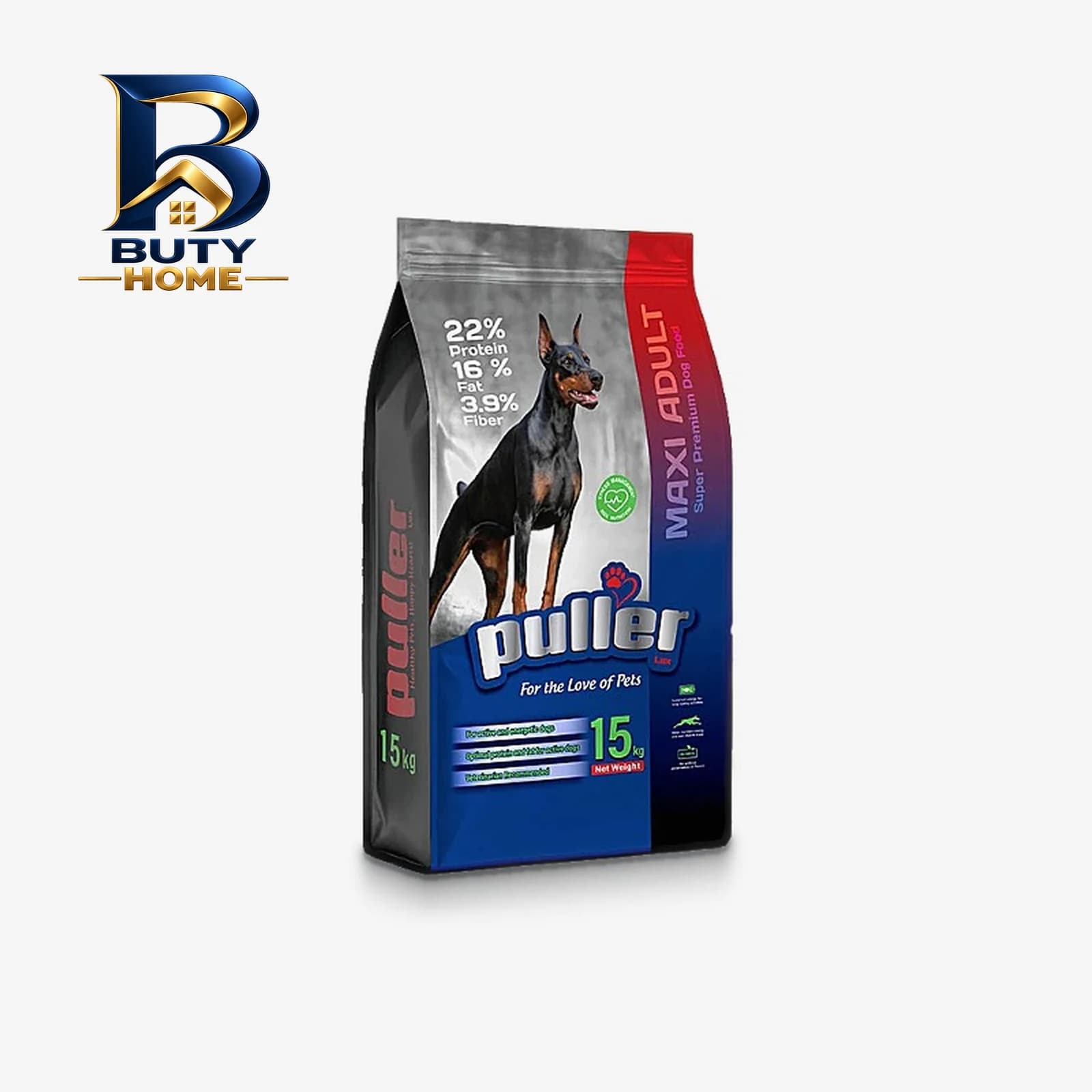 غذای خشک سگ نژاد بزرگ پولر مدل Maxi Adult Super Premium طعم مرغ وزن ۱۵ کیلوگرم
