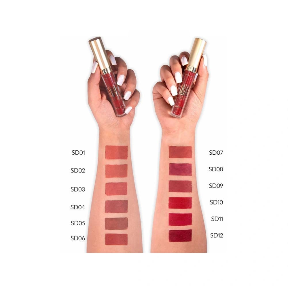 آموتیا گلد رژ لب مایع Amutiya Liquid Lip Rouge SD 05 — تصویر ۳