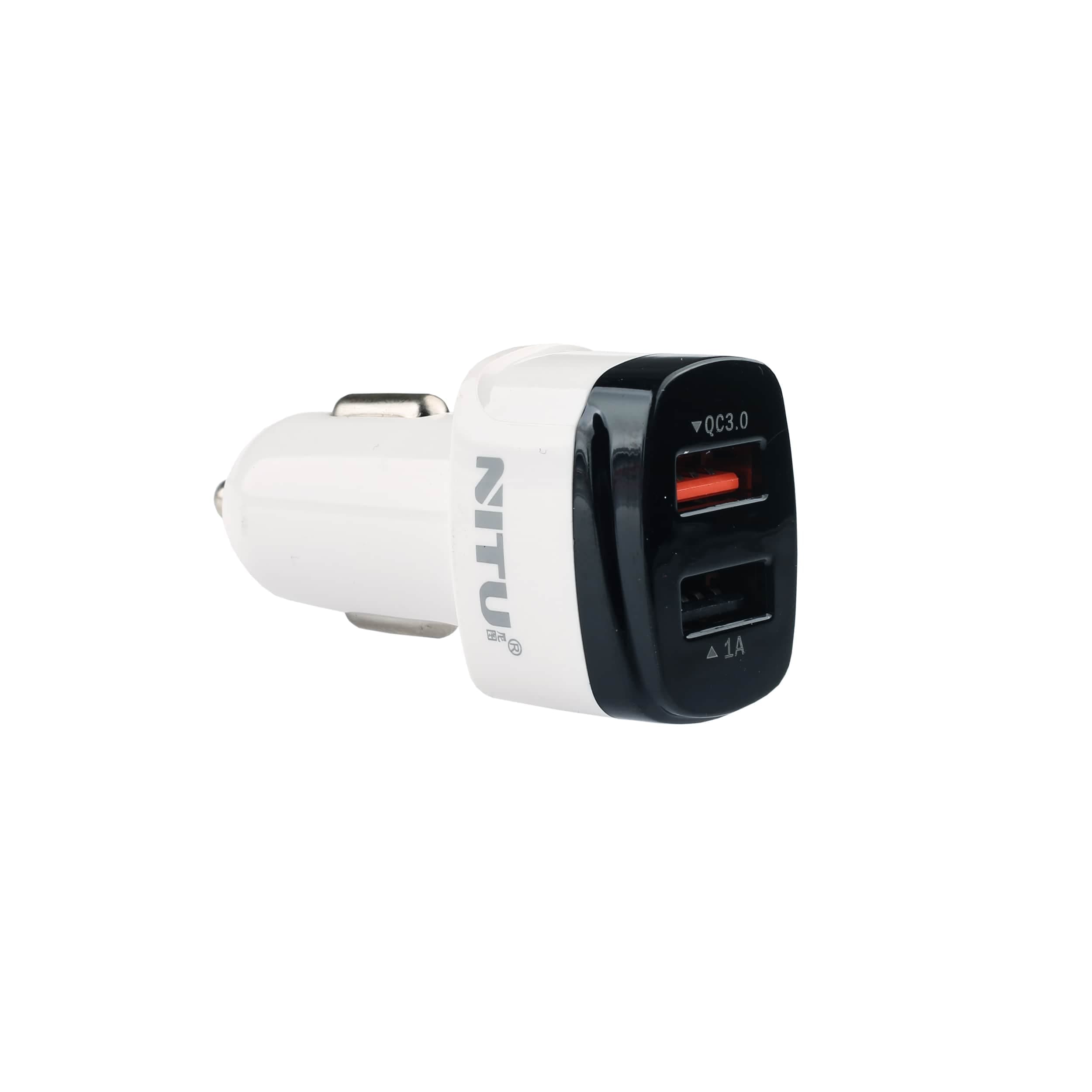 شارژر فندکی فست شارژ 2 پورت نیتو مدل NT-CC835F