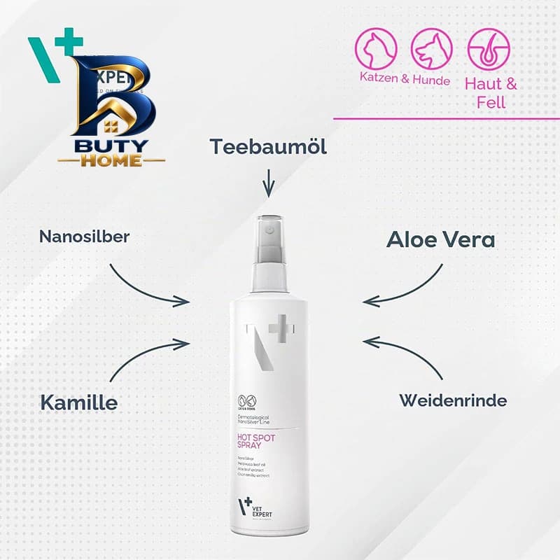 اسپری هات اسپات سگ و گربه مدل Hot Spot Spray حجم 100 میلی لیتر — تصویر ۳
