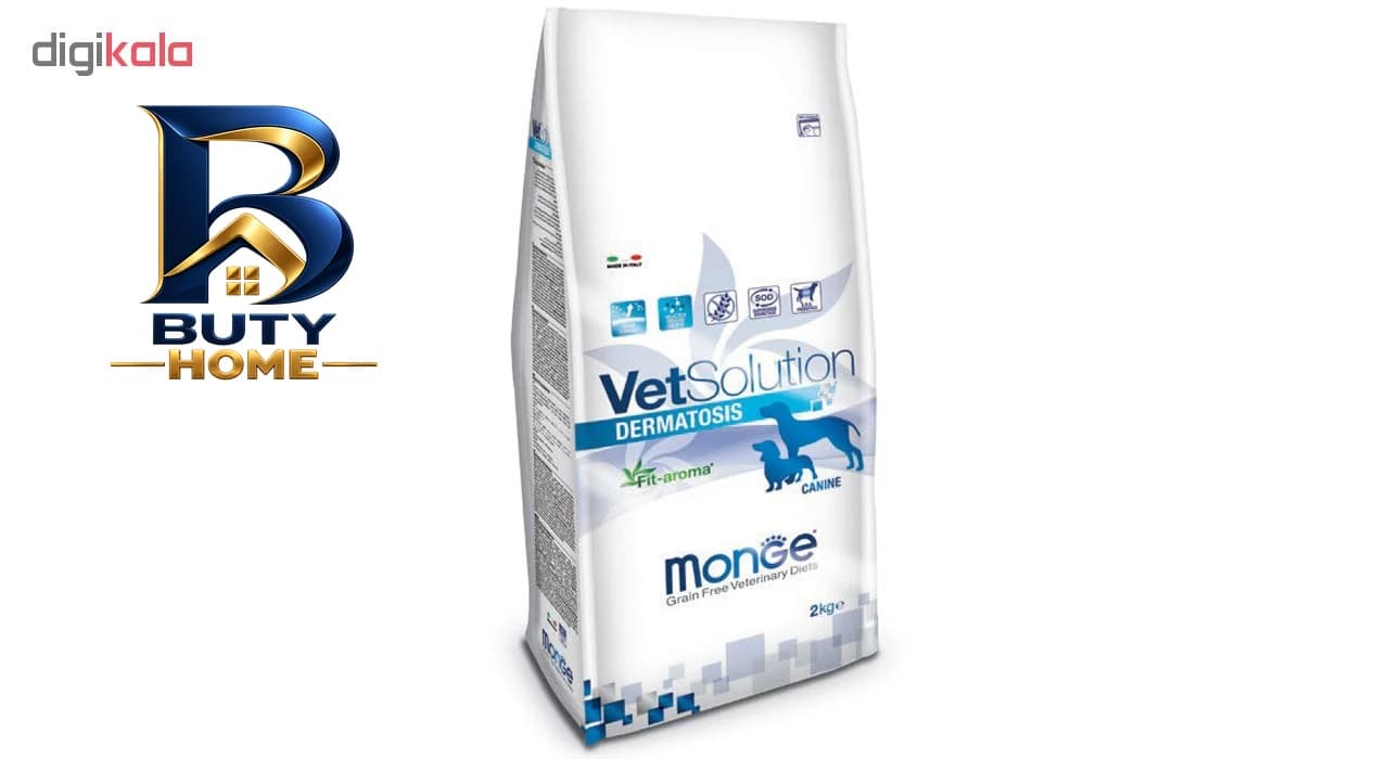 غذای خشک سگ مونژه مدل Monge Dermatosis مناسب مشکلات پوستی ۲ کیلوگرم — تصویر ۳