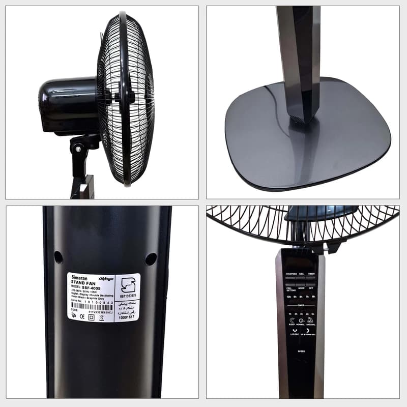 پنــکه ی ایستـاده سیمــاران مــدل SIMARAN SFS – 4005 — تصویر ۲