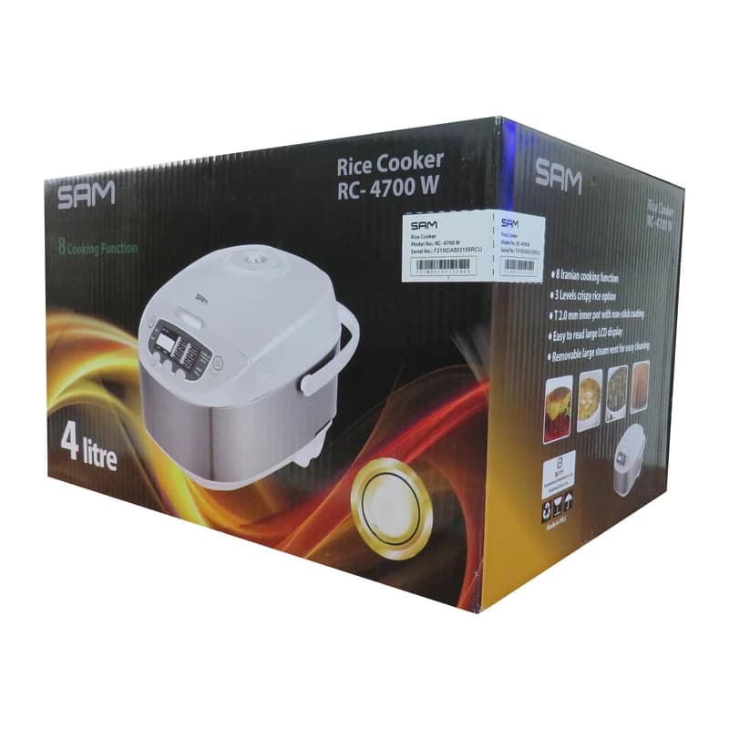 پلوپز سام مدل RC 4700 W سفید — تصویر ۵
