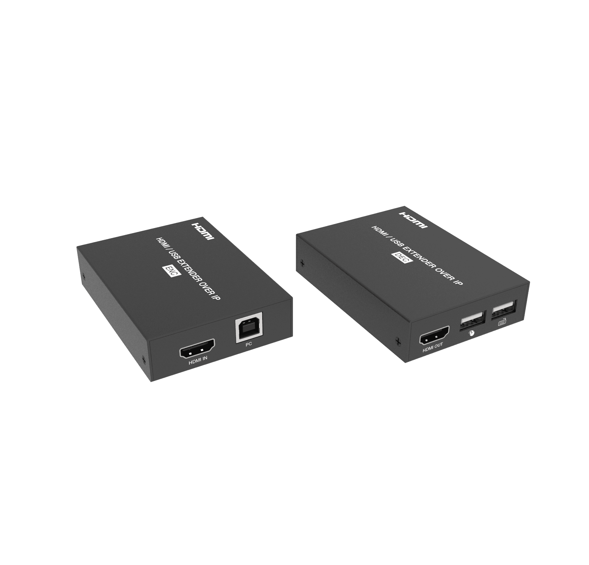 افزايش HDMI KVM تحت شبکه TCP/IP تا 150 متر H.265 فرانت