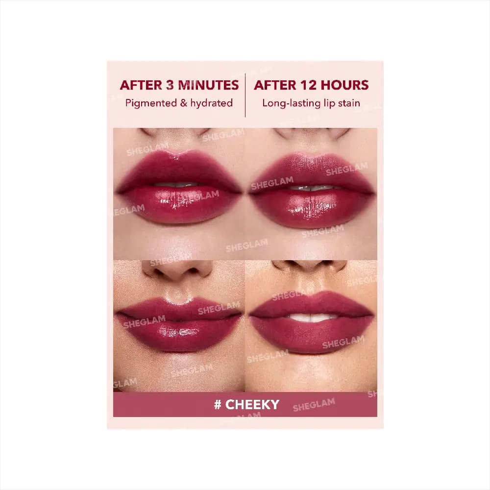 تينت لب مايع شیگلم 3.5ml CHEEKY — تصویر ۲