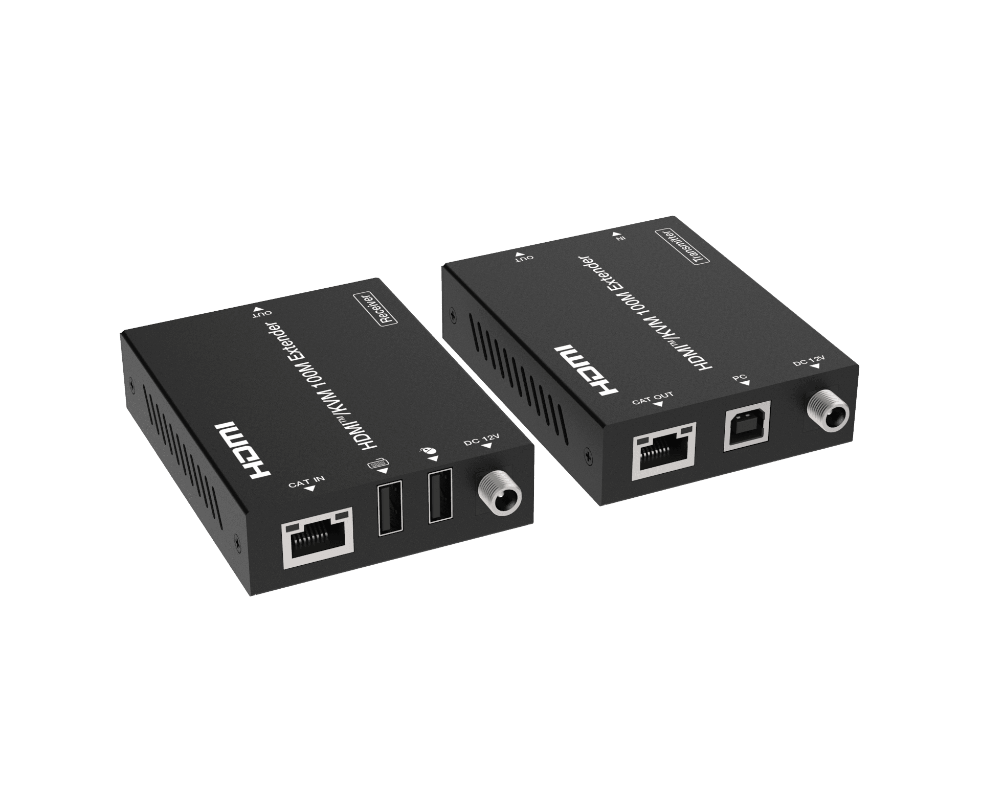 افزايش HDMI KVM تا 100 متر + خروجي Loop فرانت