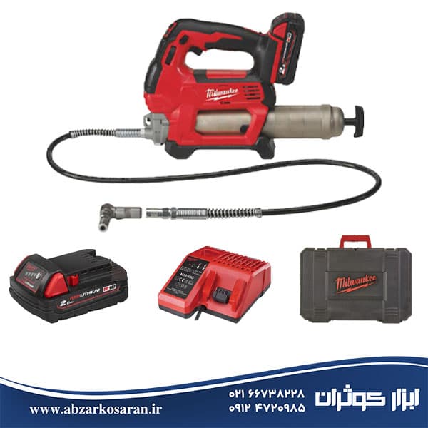گریس زن شارژی 18 ولت میلواکی Milwaukee مدل M18GG-201C