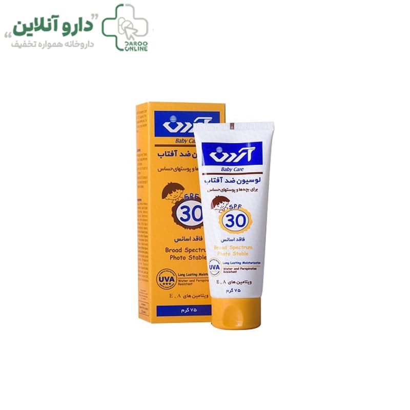 لوسیون ضد آفتاب کودکان آردن