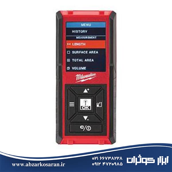 متر لیزری 45 متری میلواکی Milwaukee مدل LDM45