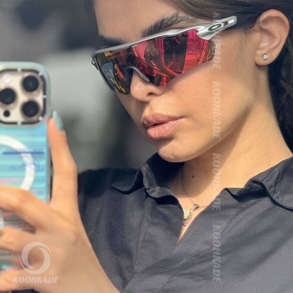 عینک فریم نقره ای RADAR — تصویر ۲