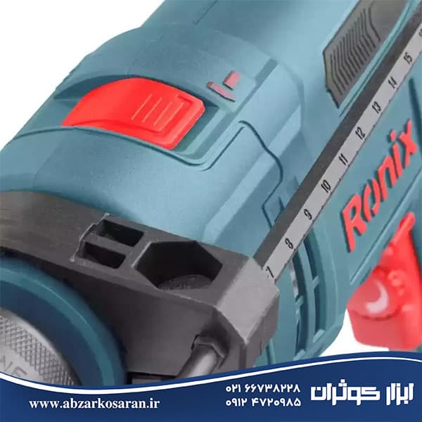 دریل 13 چکشی 650 وات رونیکس Ronix مدل 2214L — تصویر ۴