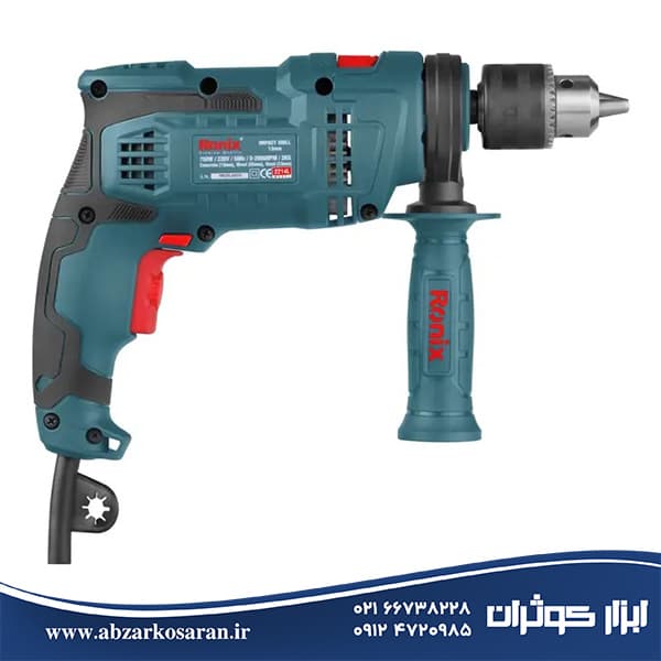 دریل 13 چکشی 650 وات رونیکس Ronix مدل 2214L — تصویر ۲