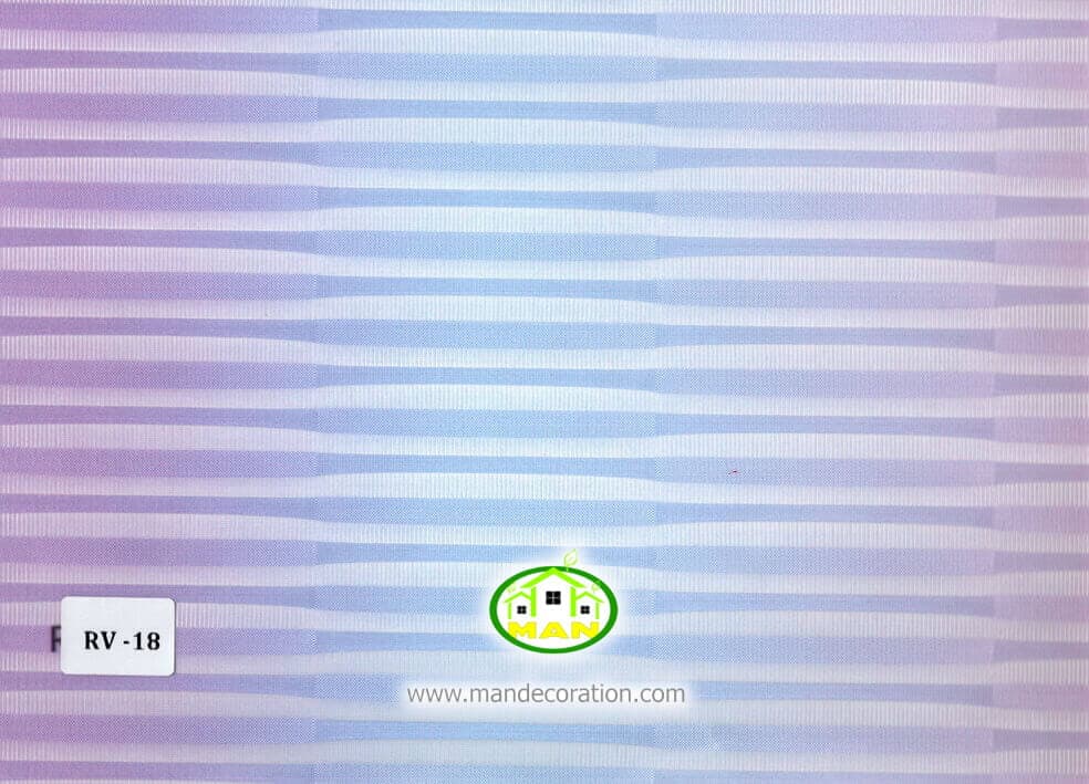 پرده دومکانیزم ترک سه بعدی بنفش آبی کد: (RV-18)