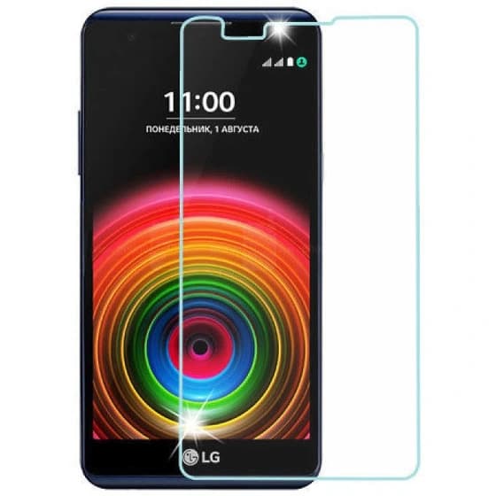 گلس LG X power شیشه ای Tempered Glass طرح2