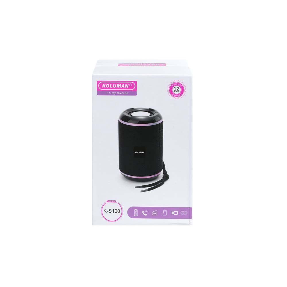 اسپیکر بلوتوثی قابل حمل کلومن مدل K-S100 — تصویر ۲
