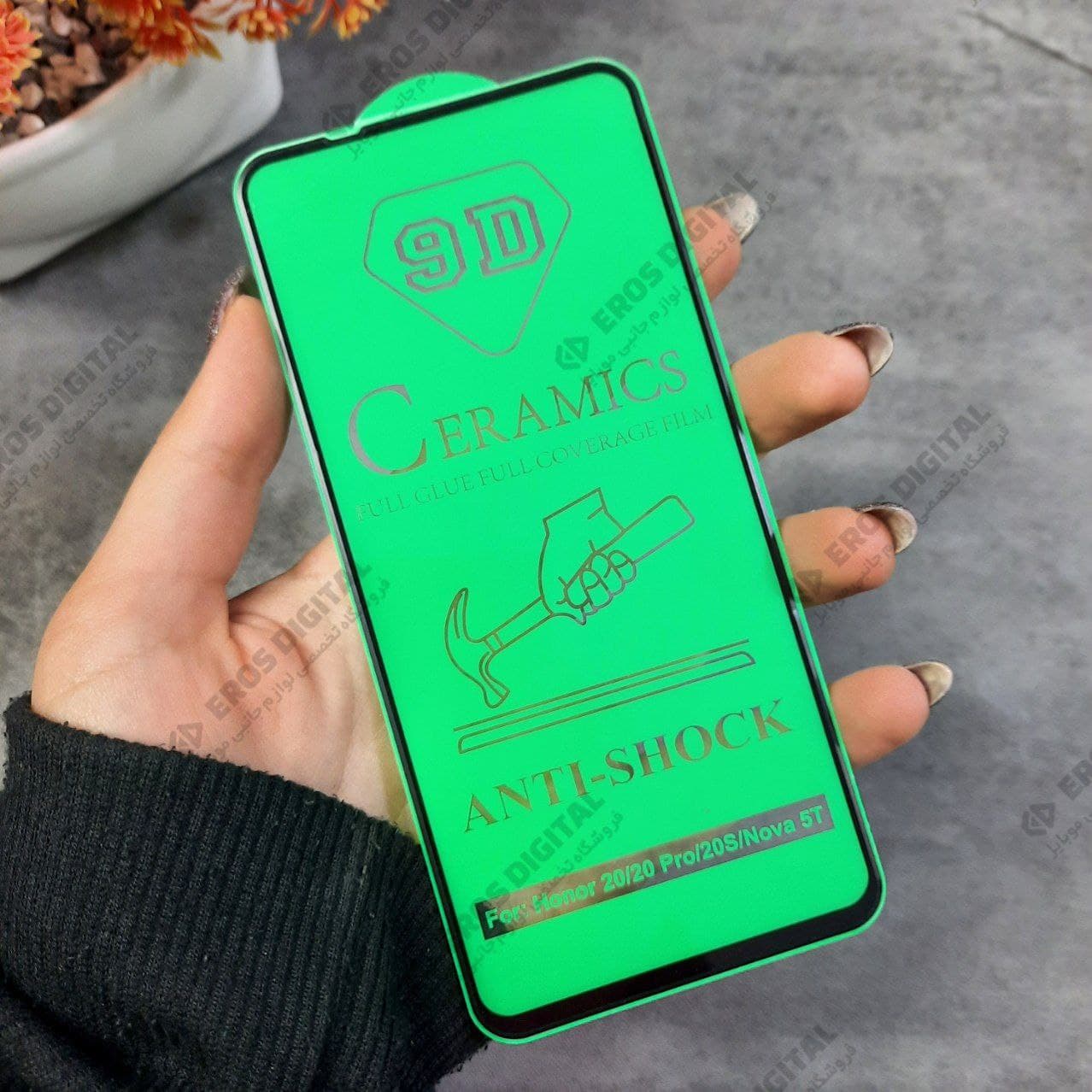 گلس Huawei Nova 5T سرامیکی شفاف