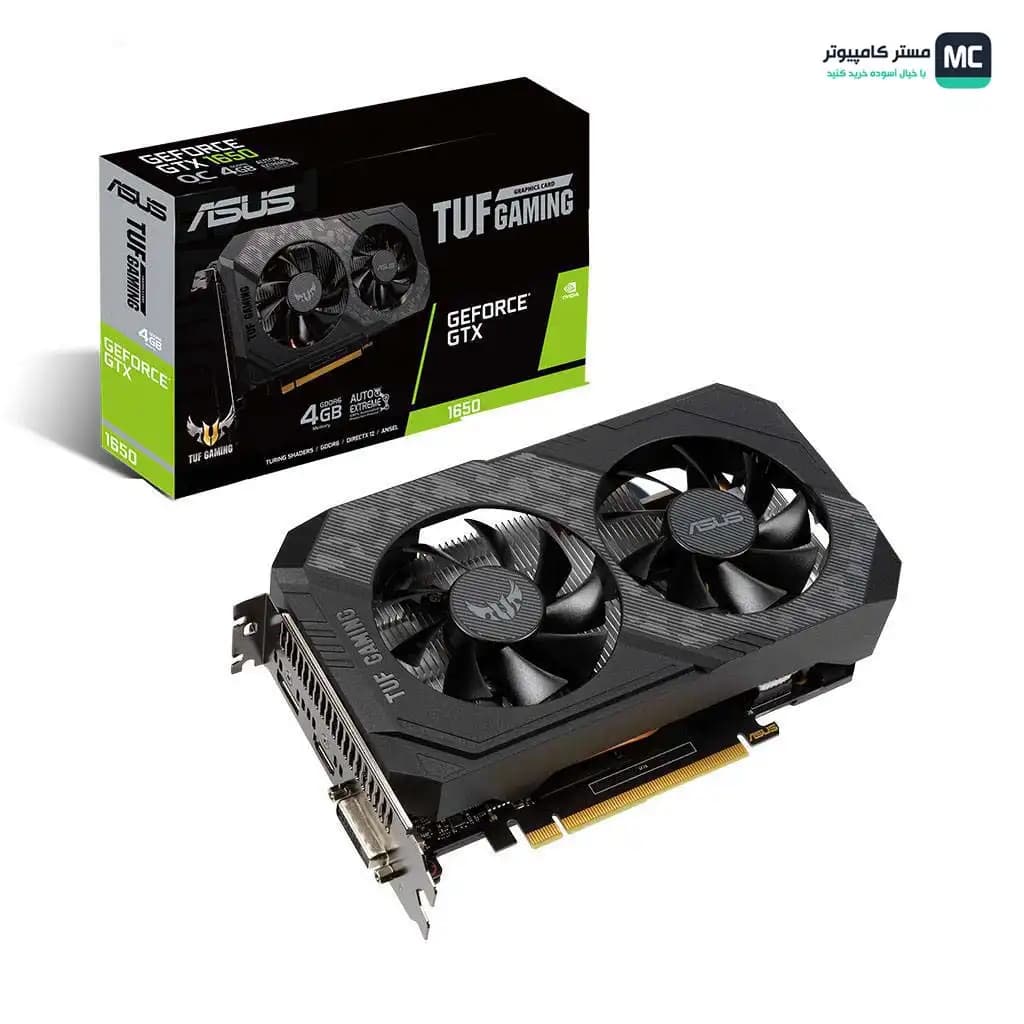 کارت گرافیک ایسوس مدل TUF-GTX1650-4GD6-GAMING — تصویر ۳
