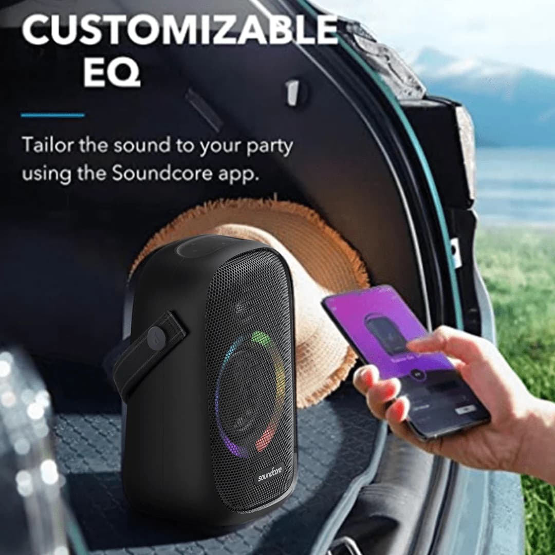 اسپیکر قابل حمل انکر 80 وات مدل Anker Soundcore RAVE NEO 2 — تصویر ۶