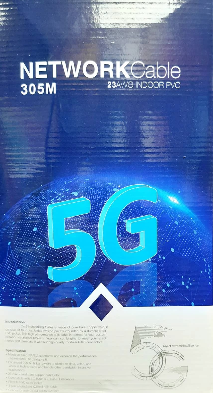 کابل شبکه 305 متری از نوع Cat6 UTP cca — تصویر ۵